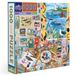 eeBoo SEABIRDS Carton recyclé pour adultes - Puzzle coloré 1000 pièces avec oiseaux