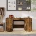 Maison Exclusive - Bureau en chêne fumé 140x50x75 cm