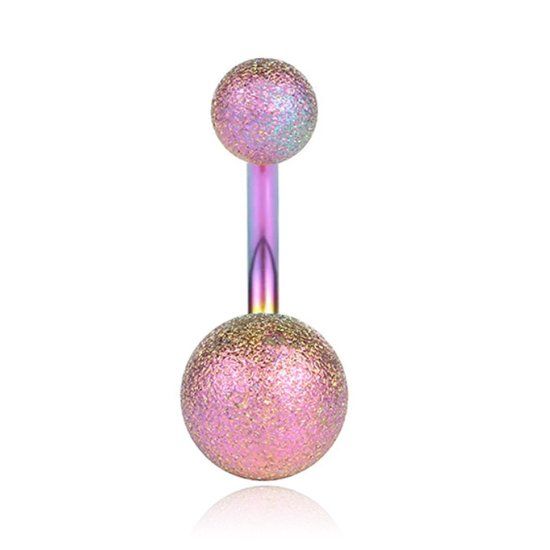 LGT JWLS Navelpiercing Matte afwerking - Holografisch