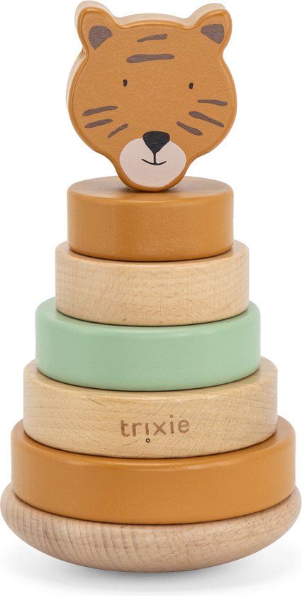 Trixie Wooden Stacking Animal Stapeltoren | Mr. Tiger