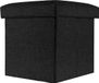 Intirilife Opvouwbaar krukje 30x30x30 cm DIAMOND ZWART