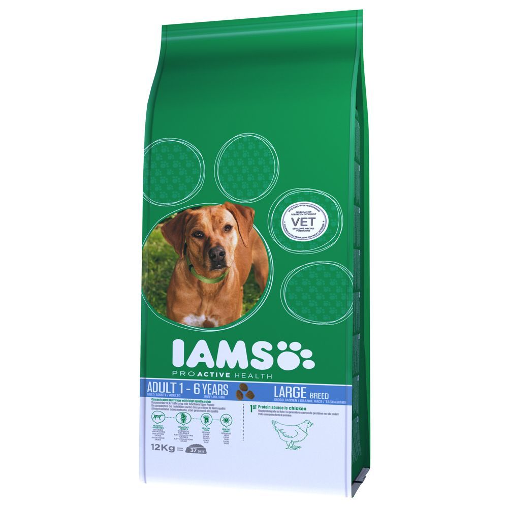 Iams Dog Adult Large Kip 12 kg 1 - 7 Jaar