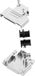 encitech D45ZK25-NM-K 6560-0166-13 D-sub behuizing Aantal polen: 25 Tinspuitgiet 45 ° Metaal 1 stuk(s)
