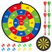 Dartbord kinderen 29 inch dubbelzijdig met 12 plakballen