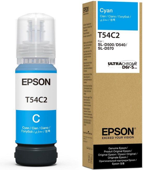 Epson C13T54C220 Cyaan Inktcartridge