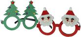 Folat Party Products Folat Feestbrillen Kerstmis Groen/rood One-size 2 Stuks