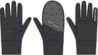 Nathan Bol Wanten Nathan HyperNight 2 Unisex Zwart Polyester Maat M