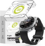 Ringke Screenprotector Geschikt voor Samsung Galaxy Watch 8 Classic Screen Protector (46mm) - Tempered Glass Pro - Gemakkelijke Installatie - 2-Pack
