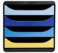 Exacompta 3104202D bureaulade-organizer Kunststof Zwart, Blauw, Geel