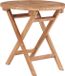 vidaXL Massief Teakhouten Ronde Tuintafel 45 cm Bruin