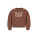 Like Flo oversized sweater met print - bruin