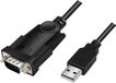 LogiLink Adapter Serieel [1x USB-A 2.0 stekker - 1x D-sub stekker 9-polig] 1.5 m Zwart