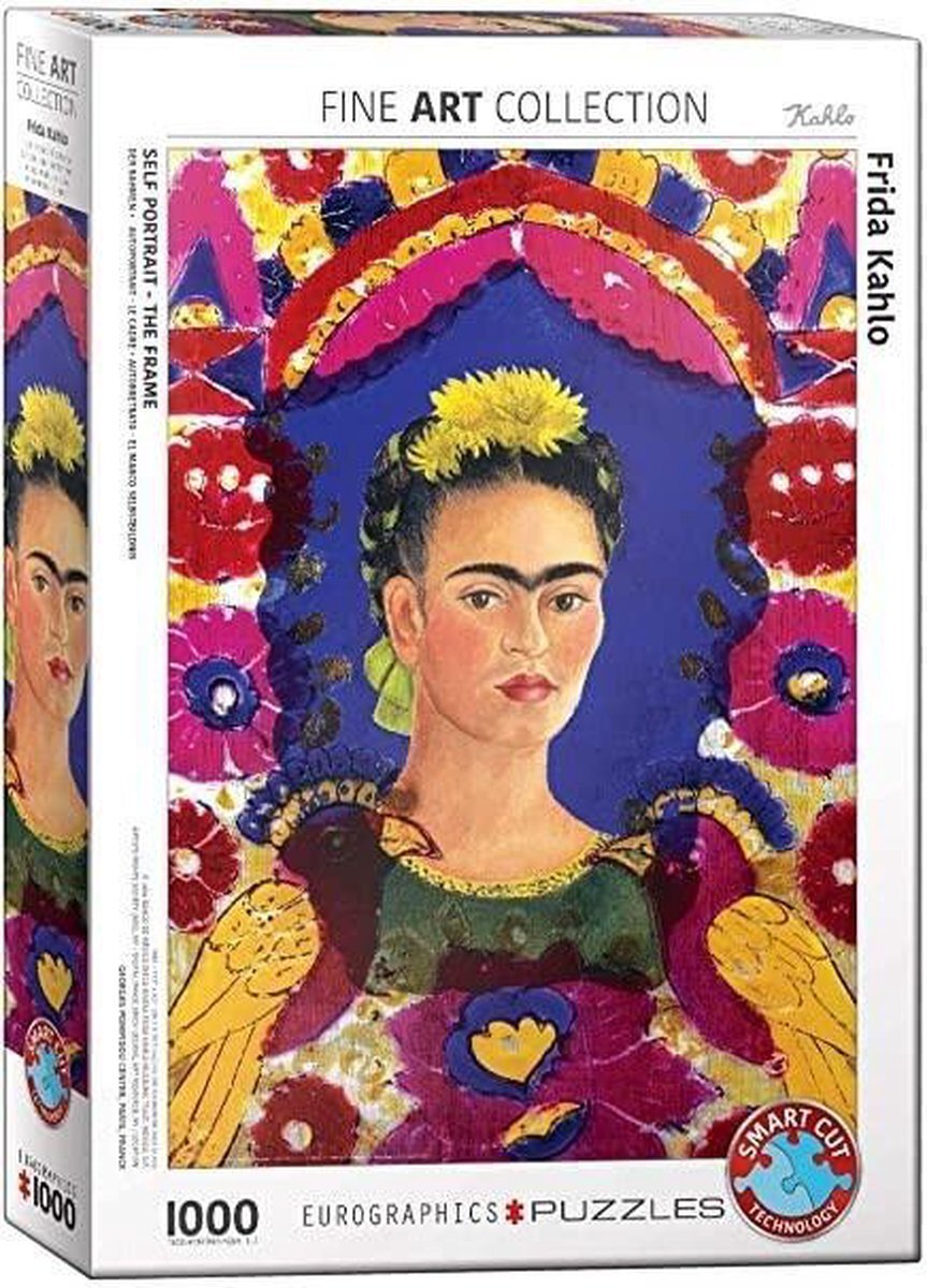 Eurographics Puzzel zelfbeeldnis - het frame van Frida Kahlo