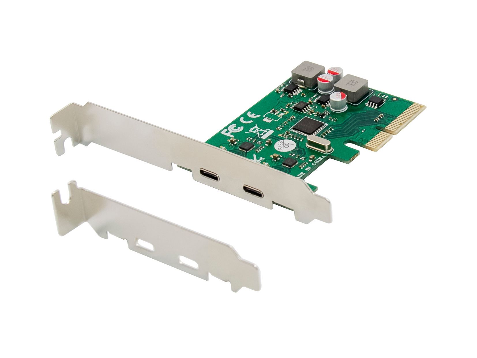 Conceptronic EMRICK08G - Interfacekaart/adapter - Groen