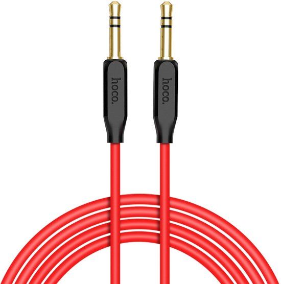 hoco Premium Aux kabel 1M - Aux naar Aux 3.5 mm - Audio Jack to Audio Jack - Aux auto kabel - Audiokabel