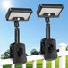 Panneaux solaires avec détecteur de mouvement, 2 pièces, 6000 Kelvin, IP65, avec clip