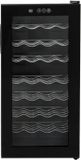 MonsterShop Oriva Wijnkoelkast - Zwart - 78L - 28 Flessen - Dynamische LED Muzieksync