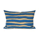 Fine Little Day Taie Rand Marron-bleu, 48x68 cm