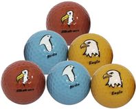 LONGRIDGE Fun Golfballen Under Par Rood, blauw en geel