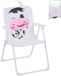 Merkloos Relaxdays Campingstoel kinderen - opvouwbaar - zithoogte: 26 cm - koe