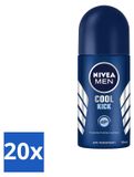NIVEA MEN 20 x Cool Kick Déodorant Roller - 50 ml