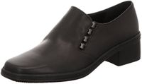 Gabor Dames Loafers Zwart Leer Blokhak 3-4 cm Maat 40