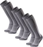DANISH ENDURANCE Merinowollen Kniehoge Wandelsokken met Demping & - Unisex - 3 Paar - 43-47