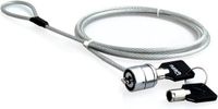 Natec NZL-0225 Lobster Key Security Cable - Black, 1.80m
