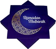 HEKU Ramadan Mubarak servetten, 3-laags, 33 x 33 cm, verpakking van 20 stuks