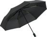 Fare Mini Style 5084 zakparaplu met handopening zwart limegroen 98 cm stormparaplu