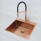 Pure.Sink Spoelbak 54x52 cm Rose Koper met kraangatbank PCM5040T-62