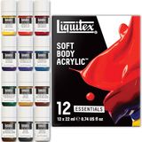 Liquitex Professional Acryl Soft Body Set 12 x 22 ml Essentials
