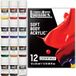 Liquitex Professional Acryl Soft Body Set 12 x 22 ml Essentials