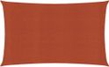vidaXL Zonnezeil 160 g/m² 4x7 m HDPE Terracottakleurig