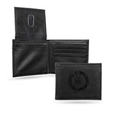Rico Industries NBA Laser Gegraveerde Billfold Portemonnee, Zwart