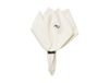 Broste Copenhagen Serviette en tissu Mai 45x45 cm Noir-blanc cassé