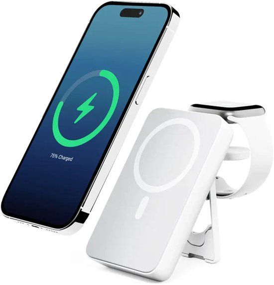 Alogic Lift 4-in-1 powerbank - 10.000 mAh/15W - Wit