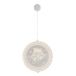 AmeliaHome LED raamdecoratie acryl hanger kerstverlichting op batterijen kerstdecoratie rond Jingle Bells