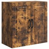 vidaXL Wandkast 59 x 31 x 60 cm Bewerkt hout Gerookt eiken
