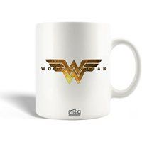 Wonder Woman Keramieken mok maniacase, Gouden logo