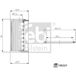 Febi Bilstein 196321 Infiniti 2921a007 Filtre Hydraulique, Boîte Automatique