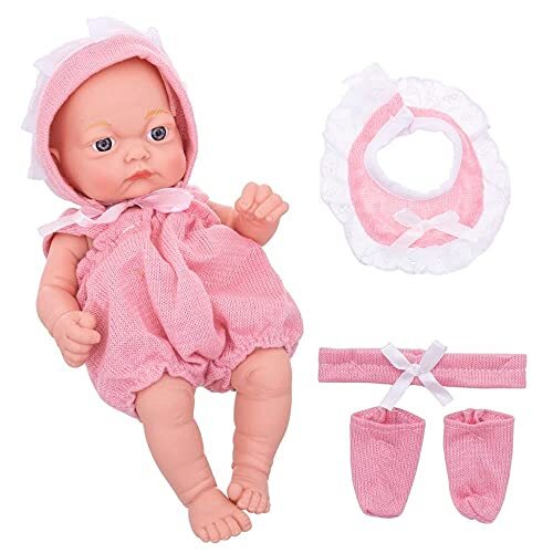 JUINSA - Babypop 26 cm met kleding - 2 kleuren, meerkleurig (700385)