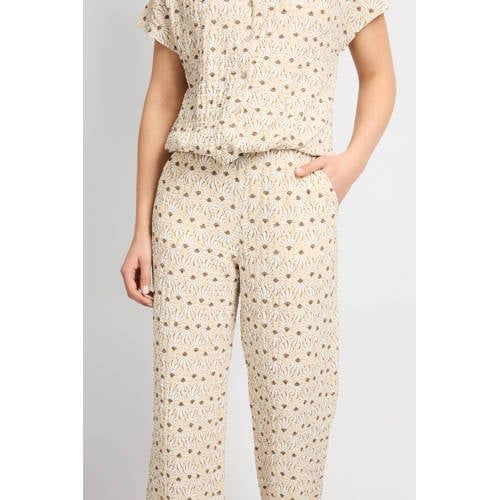 CS the Label straight regular waist casual broek zand