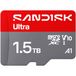 SANDISK Ultra microSDXC UHS-I-kaart + SD Adapter, 1.5 TB