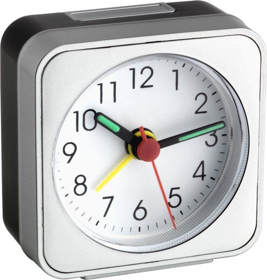 TFA 60.1019 - Wekker - Wit - Digitaal display - Stil uurwerk