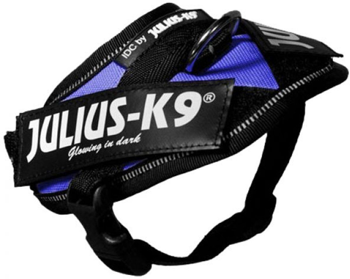 JULIUS K9 IDC Powertuig/Harnas - Baby 1/30-37cm - XXXS - Blauw