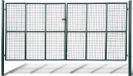 vidaXL Tuinhek van gaas 400x200 cm Groen