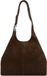 COCCINELLE Sac bandoulière en cuir C-Easy Handbag Suede Warm Taupe