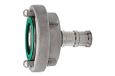 RIEGLER Storz-koppeling, steunen, draaibaar, ES V4A, Storz-maat 100, LW 100