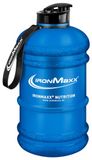 Ironmaxx Water Gallon Lekvrije Fitnessdrinkfles Met Draaggreep, 2,2 Liter, Mat Blauw, Bpa-Vrij, Meetschaal Voor Nauwkeurige Dosering
